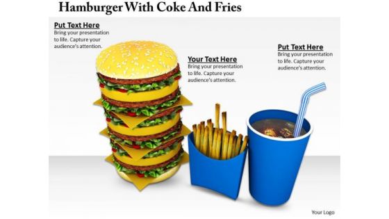 Stock Photo Business Strategy Development Hamburger With Coke And Fries Best