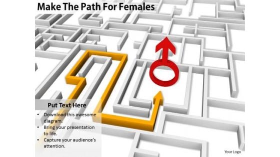 Stock Photo Business Strategy Development Make The Path For Females Photos