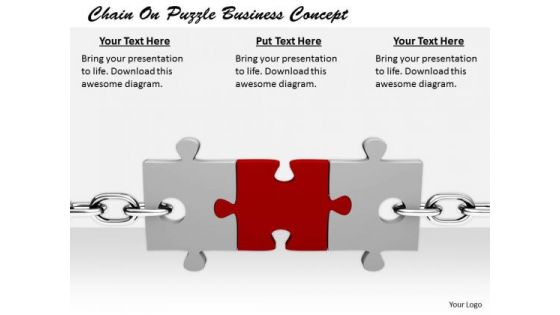 Stock Photo Business Strategy Examples Chain On Puzzle Concept Images And Graphics