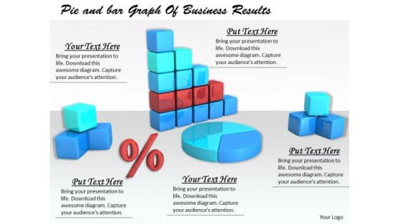 Stock Photo Business Strategy Examples Pie And Bar Graph Of Results Images