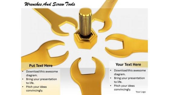 Stock Photo Business Strategy Examples Wrenches And Screw Tools Images