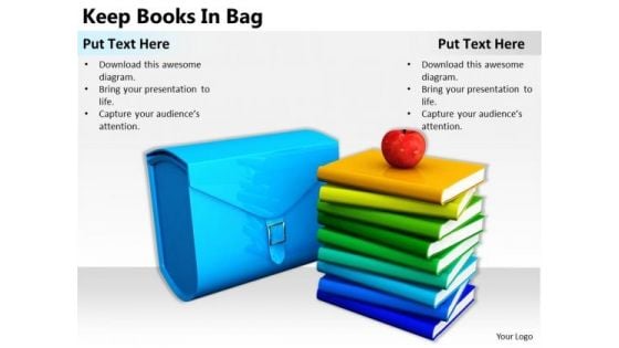 Stock Photo Business Strategy Execution Keep Books Bag Best Photos