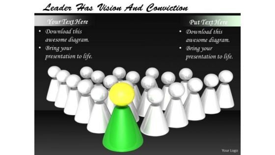 Stock Photo Business Strategy Execution Leader Has Vision And Conviction Images Graphics