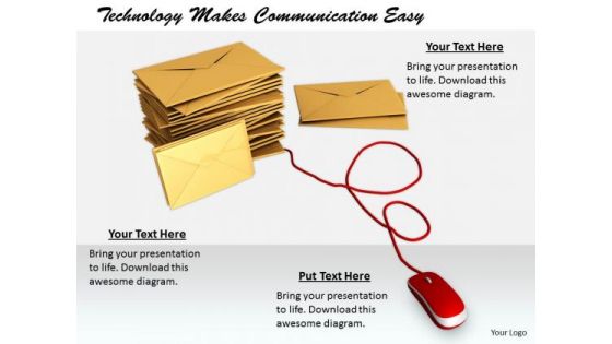 Stock Photo Business Strategy Execution Technology Makes Communication Easy Icons Images