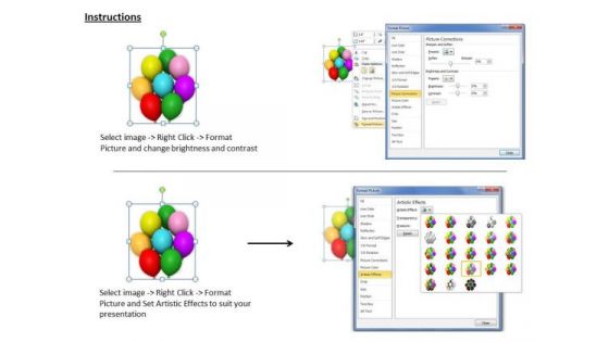 Stock Photo Business Strategy Formulation Celebrate Party With Balloons Stock Photo Icons