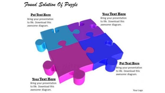 Stock Photo Business Strategy Formulation Found Solution Of Puzzle Pictures Images