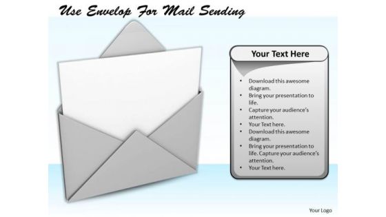 Stock Photo Business Strategy Formulation Use Envelop Mail Sending Success Images