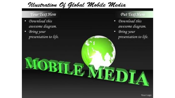 Stock Photo Business Strategy Implementation Illustration Of Global Mobile Media Images And Graphics