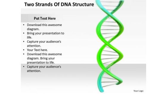 Stock Photo Business Strategy Implementation Two Strands Of Dna Structure Photos