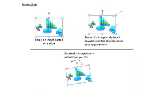 Stock Photo Business Strategy Implementation Use Bar Graph For Result Display Icons