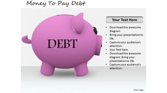 Stock Photo Business Strategy Model Money To Pay Debt Images Photos