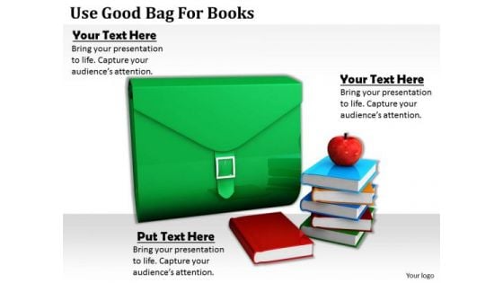 Stock Photo Business Strategy Model Use Good Bag For Books Photos