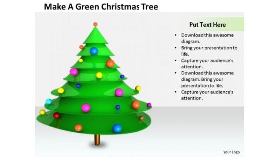 Stock Photo Business Strategy Plan Make Green Christmas Tree Images