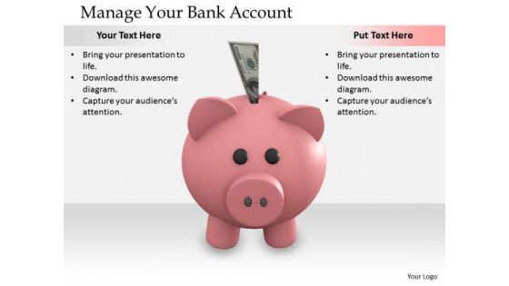 Stock Photo Business Strategy Plan Manage Your Bank Account Images Photos