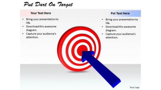 Stock Photo Business Strategy Plan Put Dart On Target Stock Photos