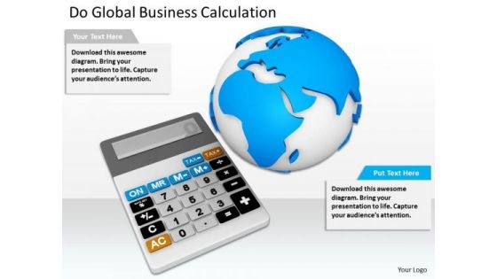 Stock Photo Business Strategy Plan Template Do Global Calculation Images