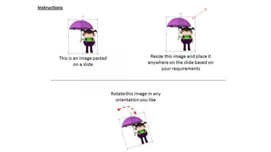 Stock Photo Business Strategy Plan Template Girl With Umbrella Images