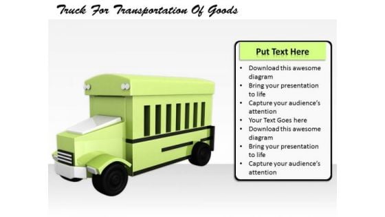 Stock Photo Business Strategy Plan Template Truck For Transportation Of Goods Images