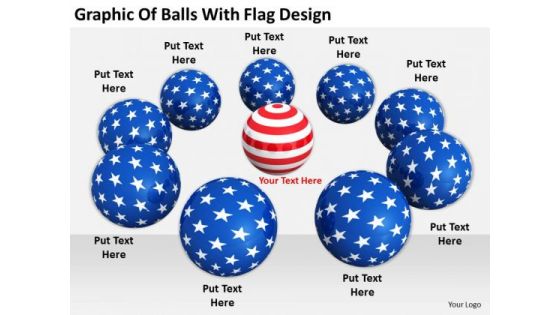 Stock Photo Business Strategy Review Graphic Of Balls With Flag Design Stock Photo Icons Images