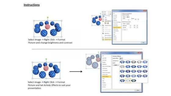 Stock Photo Business Strategy Review Graphic Of Balls With Flag Design Stock Photo Icons Images