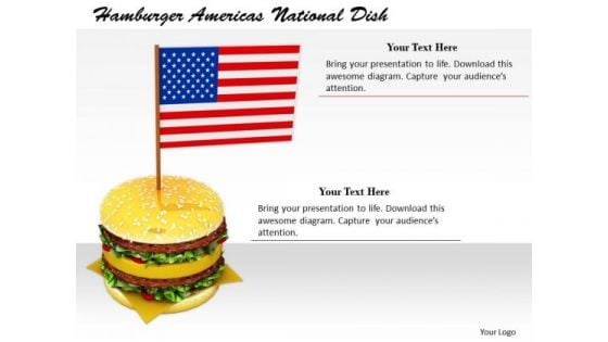 Stock Photo Business Strategy Review Hamburger Americas National Dish Icons