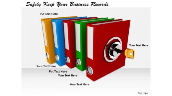 Stock Photo Business Strategy Safely Keep Your Records Pictures Images