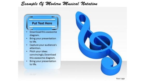 Stock Photo Business Unit Strategy Example Of Modern Musical Notation Images