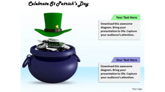 Stock Photo Celebrate St Patricks Day PowerPoint Template