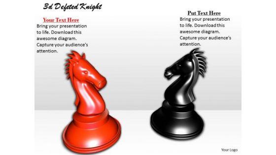 Stock Photo Chess Pieces Of Opposing Teams PowerPoint Slide