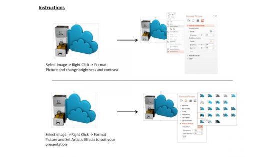 Stock Photo Cloud Computing Data Storage Concept PowerPoint Slide
