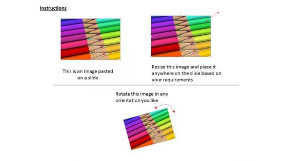 Stock Photo Colorful Pencils Making Background PowerPoint Slide