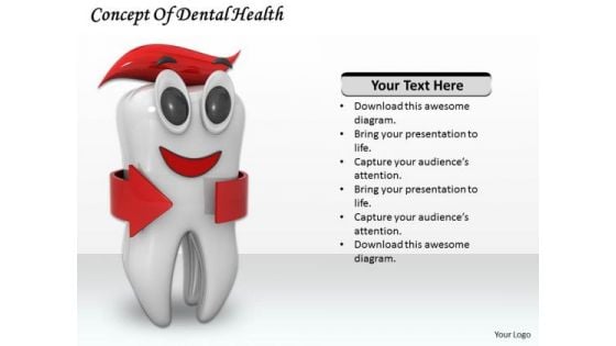 Stock Photo Concept Of Dental Health PowerPoint Template