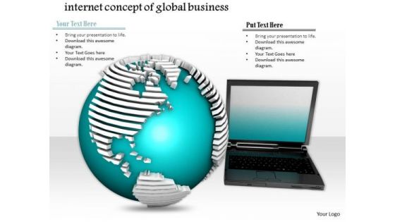 Stock Photo Conceptual Image Of Internet Technology PowerPoint Slide