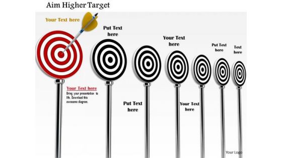 Stock Photo Conceptual Image Of Target Selection PowerPoint Slide