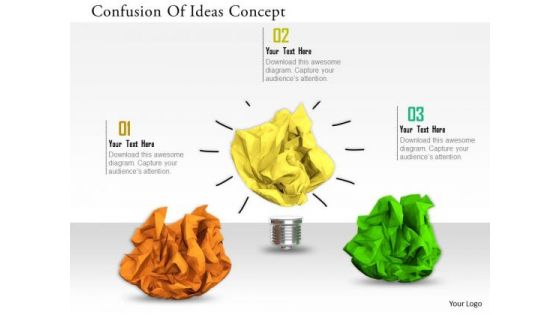 Stock Photo Confusion Of Ideas Concept PowerPoint Slide