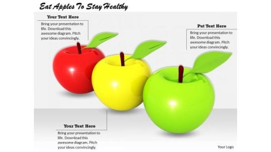 Stock Photo Corporate Business Strategy Eat Apples To Stay Healthy Images