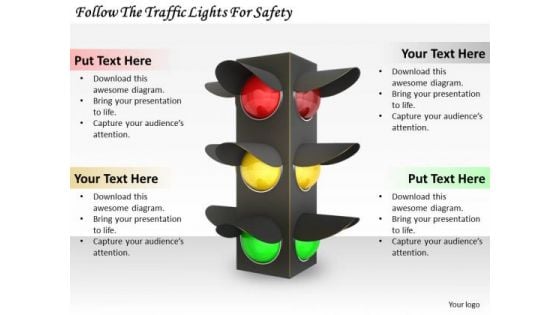 Stock Photo Corporate Business Strategy Follow The Traffic Lights For Safety Pictures Images