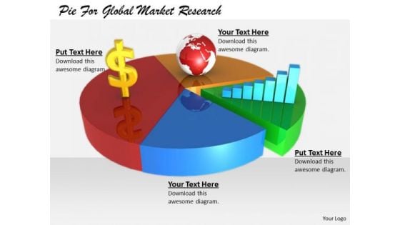 Stock Photo Corporate Business Strategy Pie For Global Market Research Best