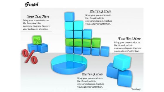 Stock Photo Design For Graphical Representations Of Data PowerPoint Slide