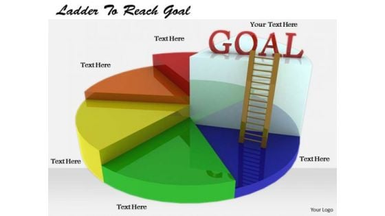 Stock Photo Develop Business Strategy Ladder To Reach Goal Stock Photos