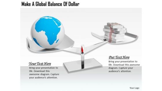 Stock Photo Developing Business Strategy Make Global Balance Of Dollar Images