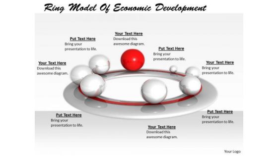 Stock Photo Developing Business Strategy Ring Model Of Economic Development Image