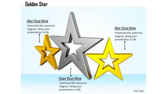 Stock Photo Developing Business Strategy Three Different Shaped Stars Images Photos