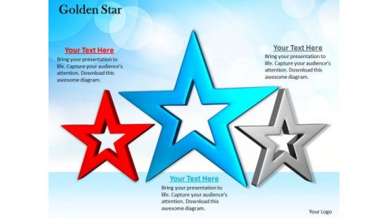 Stock Photo Developing Business Strategy Three Different Stars Graphic Images Photos