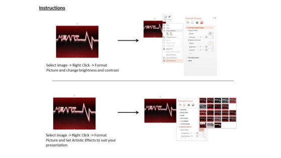 Stock Photo Ecg Graph On Background For-mdical Use Image Graphics For PowerPoint Slide