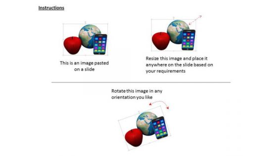 Stock Photo Icons Of Innovative Technology PowerPoint Slide