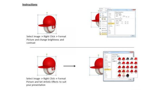 Stock Photo Innovative Marketing Concepts Helmet For Baseball Game Business Icons Images