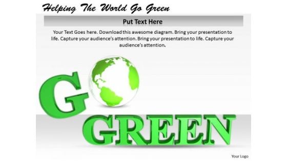 Stock Photo Innovative Marketing Concepts Helping The World Go Green Business Icons Images