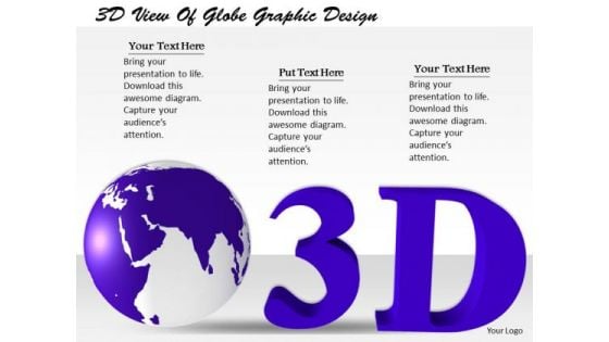 Stock Photo Internet Business Strategy 3d View Of Globe Graphic Design Pictures