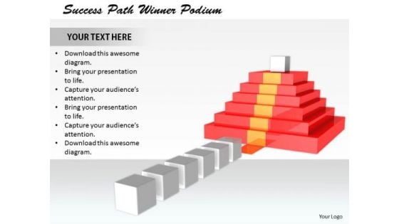 Stock Photo It Business Strategy Success Path Winner Podium Images